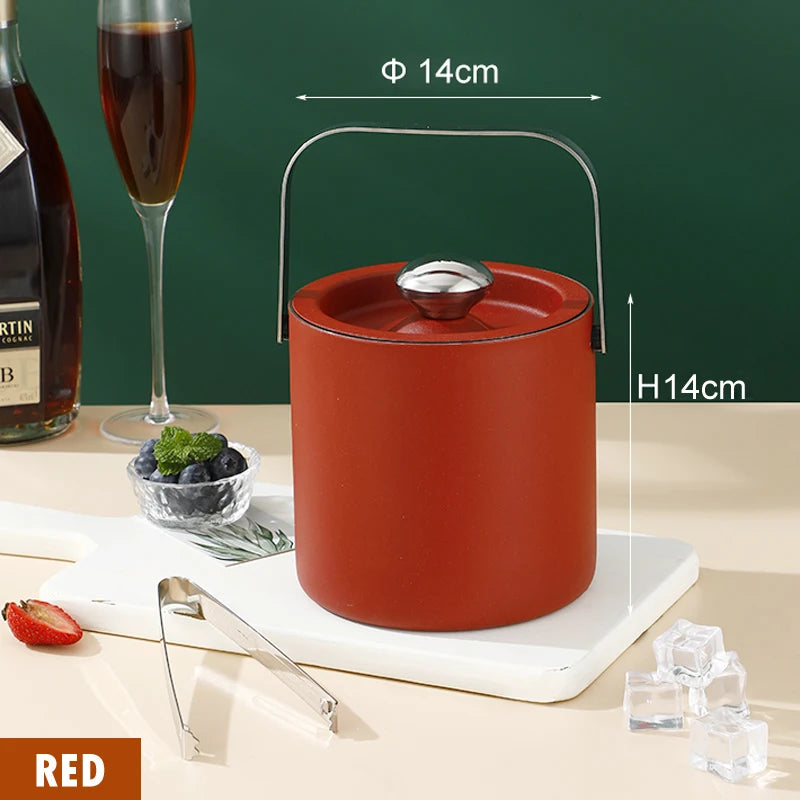 cuve glace argentée lisse moderne tongs refroidisseur vin boisson bière