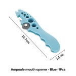 outil débouchage bouteilles bleu rose blanc texture caoutchouc perforations ergonomique vis interchangeable
