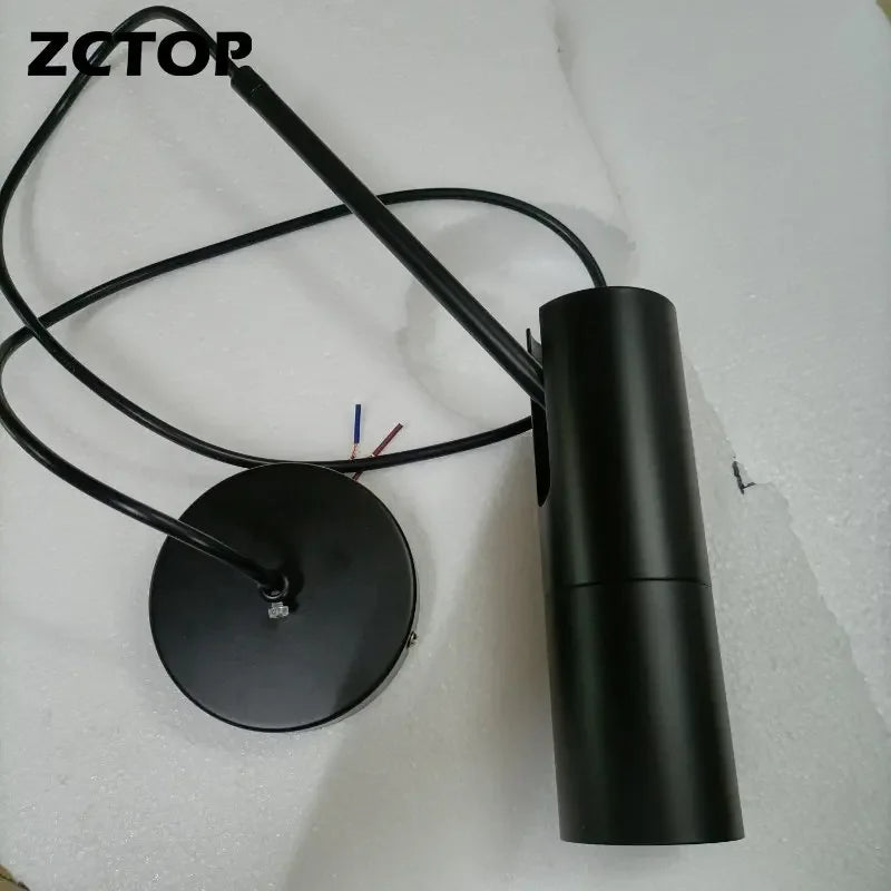 lampe suspendue moderne noir doré adhésive gu10 led ajustable chambre salon