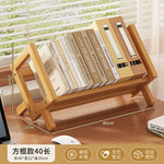 étagère moderne bambou rangement anti poussière vis livres boîtes horloge panier étudiant écologique