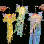 méduses lumineuses multicolores transparentes modernes guirlande lumineuse décoration chambre événement festive