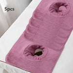 serviettes toilette microfibre douce gris blanc rose bleu marron opaques modernes visage relaxation spa