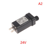 transformateur électrique 24v 6w led noir moderne prise secteur adaptateur commutateur ip44 étanche