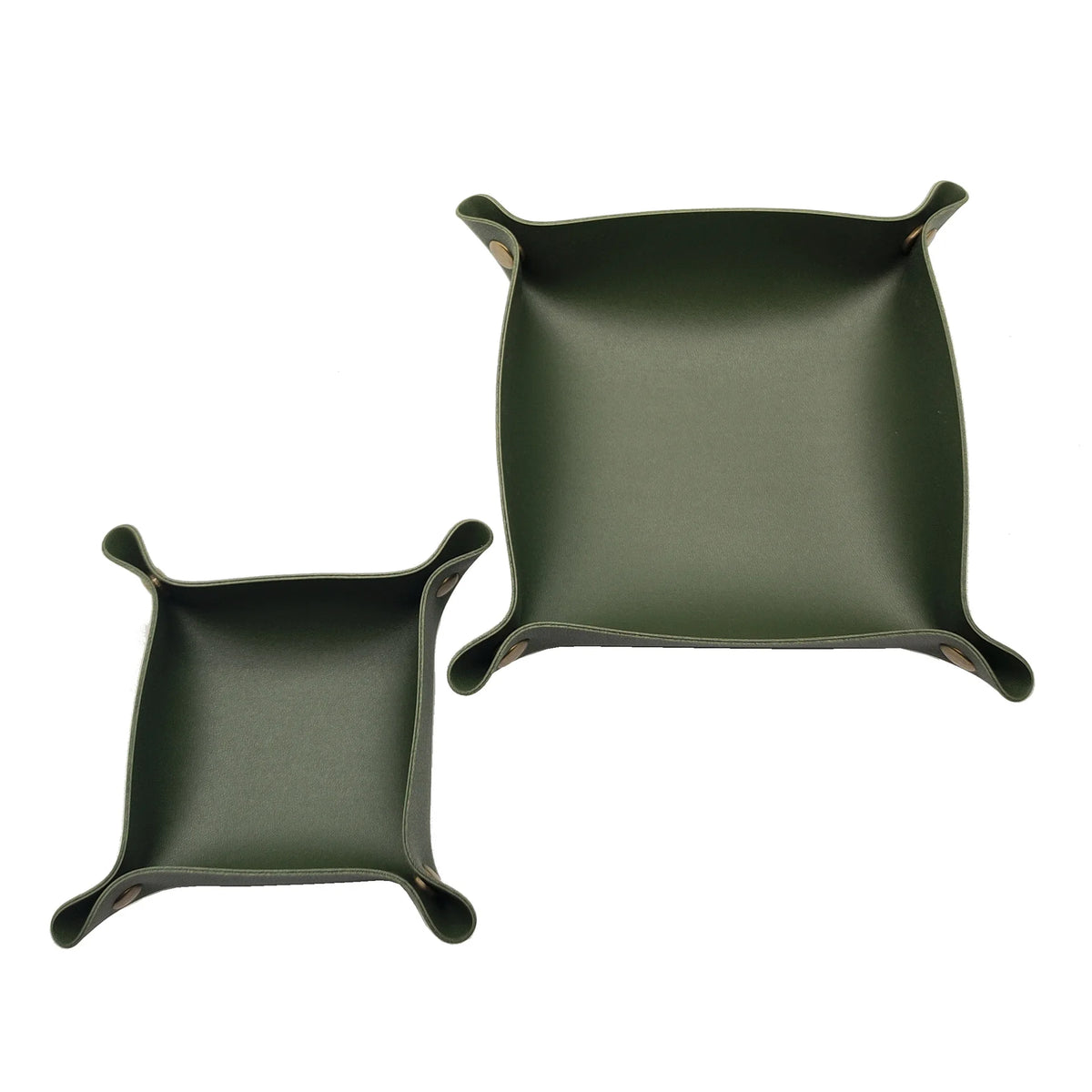 porte monnaie pliable simili cuir moderne vert foncé noir marron rose gris dorés 20cm