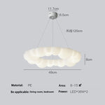 Suspension lumineuse moderne blanc billes arrondies opacité salon chambre étude led 249 2000lm