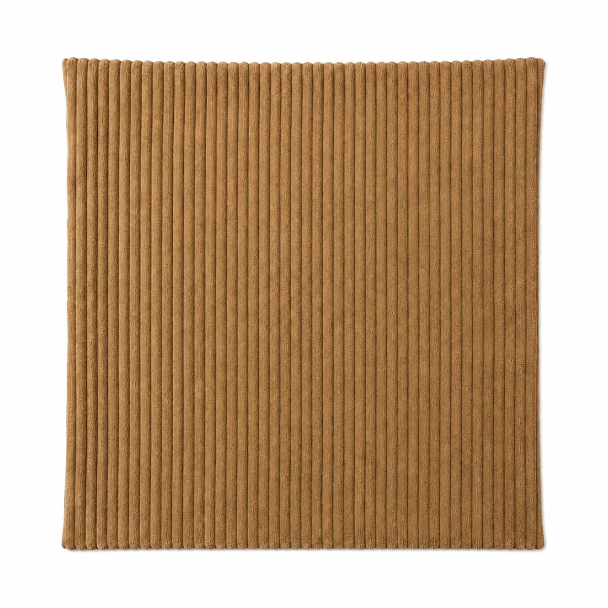 couvre lit velours côtelé vert olive simple 45cm 45cm polyester zip caché doux