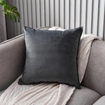 housse coussin velours moderne couleur jaune rose gris orange vert polyester coton lit 60cm