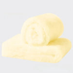 feuilles coton nuageux pelucheuses décoration festive blanches roses jaunes bleues douces 20x80cm