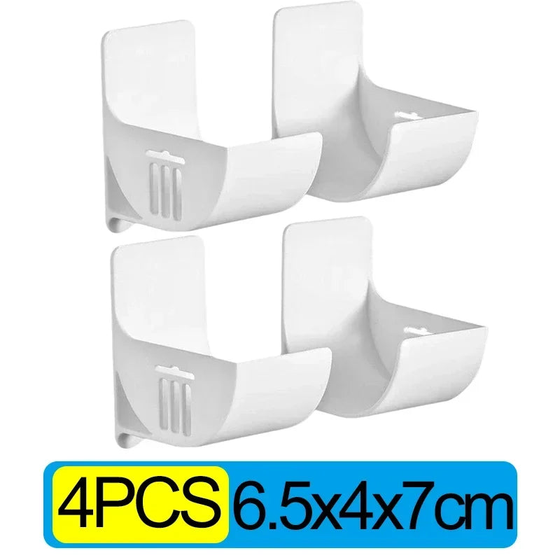 support mural sacs poubelle blanc adhésif double face facile multiple utilisations plastique moderne pratique
