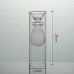 vases verre modernes transparents sphères bleu vert rose violet orange