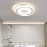 Lampes plafonnieres led moderne blanc geometrique floral chambre salon entrée