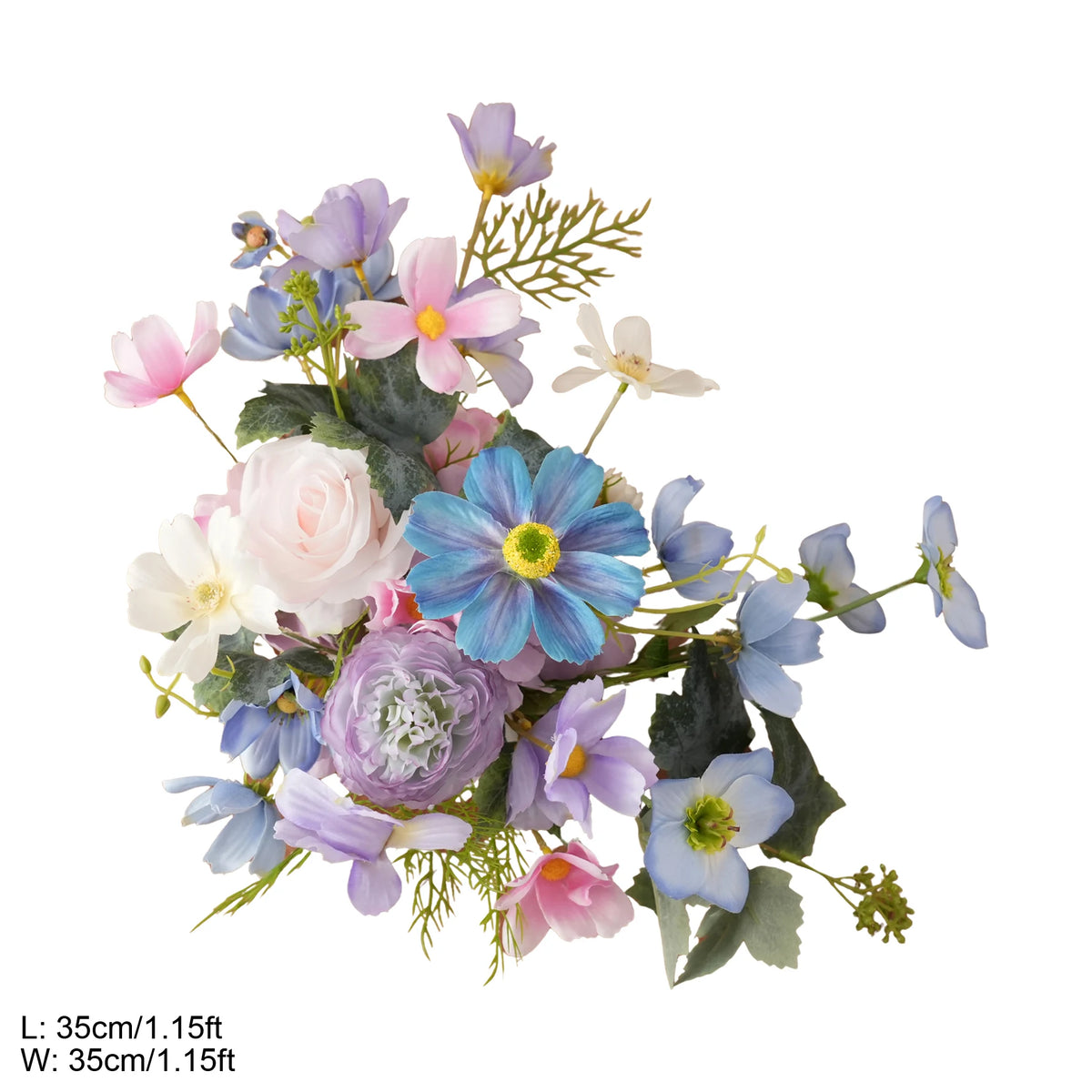 arche mariage fleurs artificielles violet blanc rose bleu classique romantique decoration exterieurintérieur événement festive