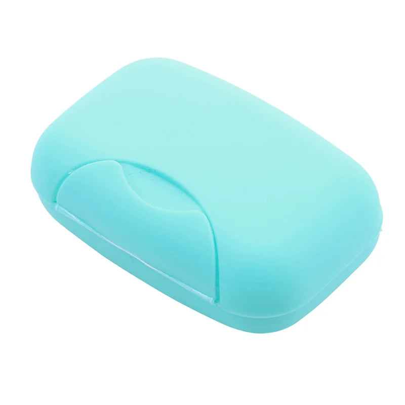 boîtes savon plastique vert rose bleu opaques modernes sans fuite intérieur texturé