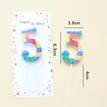 bougies anniversaire chiffres couleurs brique construction rouge jaune bleu vert ludique piquet