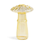 vase champignon verre transparent moderne décoration fleur verte bleue rouge orangée rose