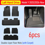 tapis sol voiture tesla model noir texture rugueuse moderne tapis coffre dossier sièges avant