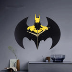 horloge murale quartz batman moderne acrylique noir salon maison restaurant
