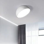 Lampes plafonnier LED modernes aluminium blanc gris clair éclairage minimaliste chambre salon