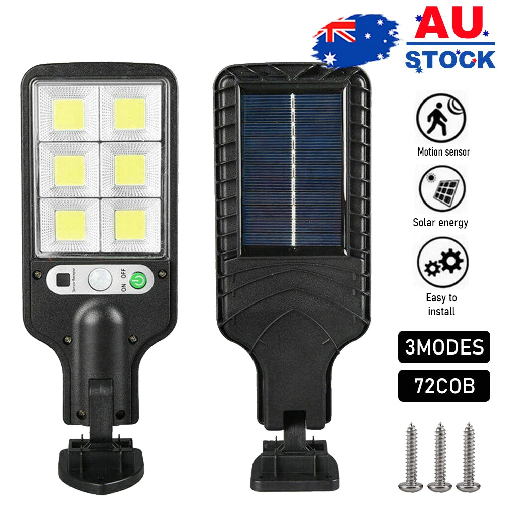 lampe solaire led détecteur mouvement support mural noir jaune moderne sécuritéextérieur