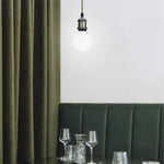 support lampe suspendu moderne rose gold pearl black bronze silver e27 métal lisse opacité