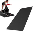 tapis sol noir texture tissée moderne entraînement force jambes abdomens 120x60cm