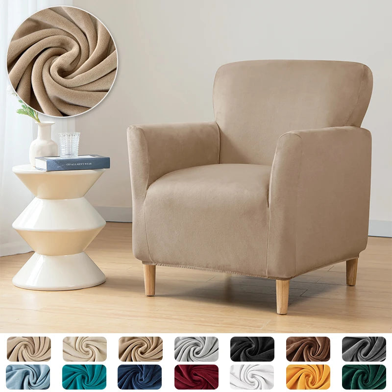 fauteuil moderne velours gris jaune beige turquois lavable salon chambre printemps été