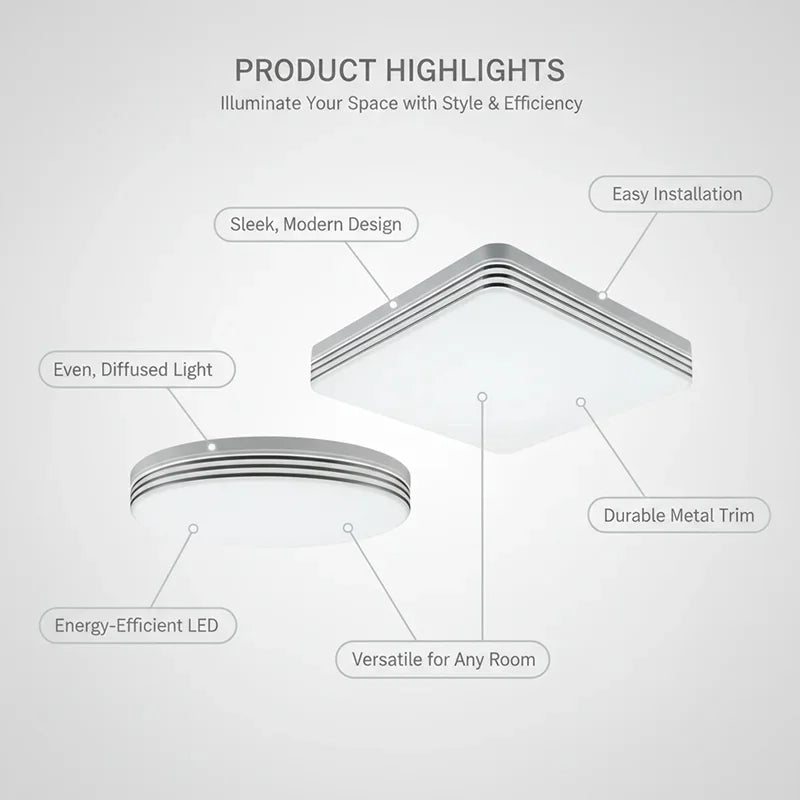 lampe carrée moderne blanc mat clips led facile chambre salon