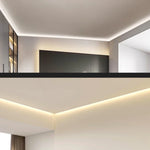 profils lumineux blancs modernes clips aluminium éclairage intérieur led barre surface montée