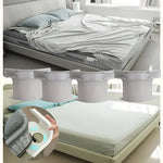 fixateurs draps d'angle gris modernes facile bande chant plastique minimaliste literie