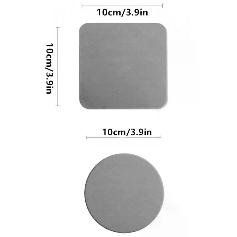 coasters texturés modernes adhésifs bleu gris rose vert blanc maison cuisine