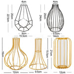 vase moderne métal noir doré verre transparent décoration contemporaine minimaliste