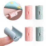 clips rangement adhésifs rose gris coeurs gravés modernes minimalistes 3pcs 6pcs 12pcs 18pcs