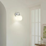 applique murale moderne métal blanc chrome acrylique translucide led flux lumineux 249 2000