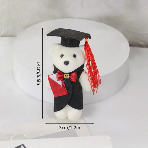 Bouquet pâte modeler graduation figurine diplômé fleur tournesol ruban blanc décor maison thèmes créatifs