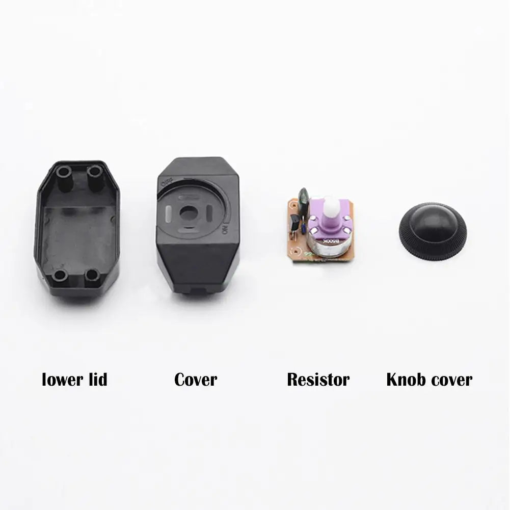 interrupteur led réglable bouton rotatif variateur lumière contrôleur pcb filament lampe câblage schéma électronique