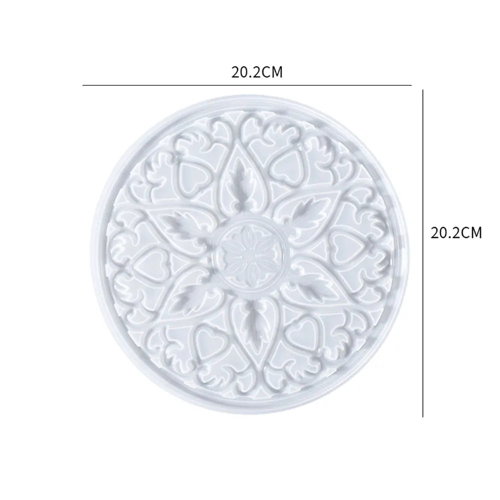 moules silicone motifs floraux flocons neige modernes decoratifs artisanat decoration intérieure