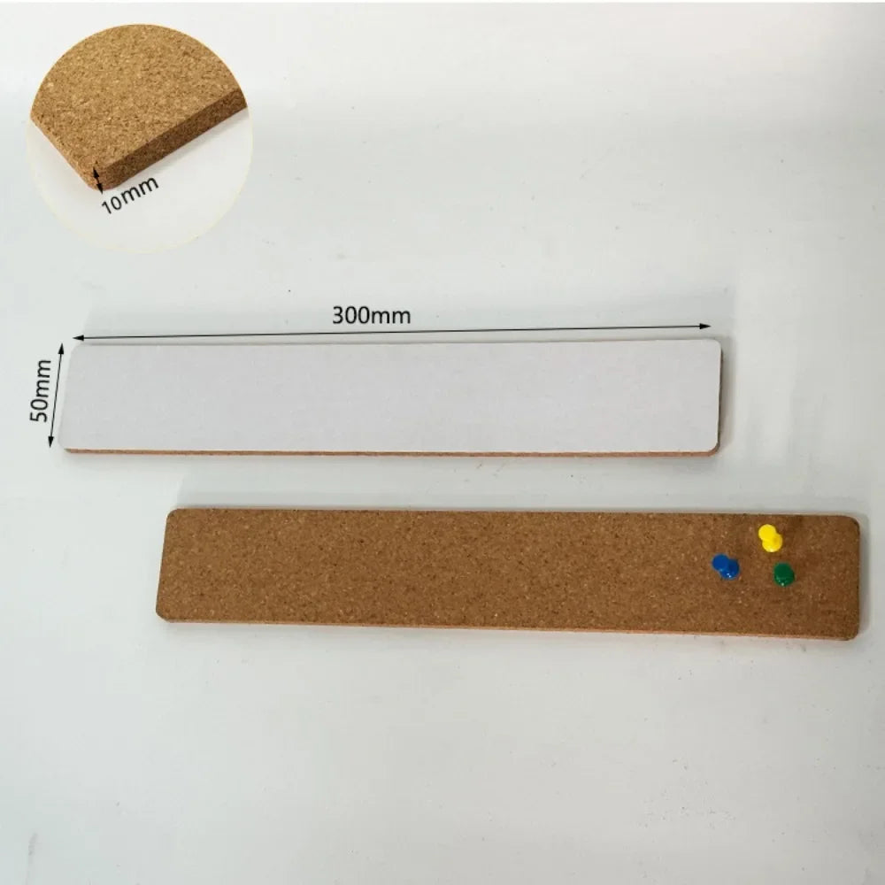 panneau liège brun clair moderne adhésif 300mm 50mm minimaliste agrafes décoration murale