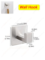 porte serviettes moderne porte papier toilette crochet mural adhésif noir argent minimaliste ensemble bain