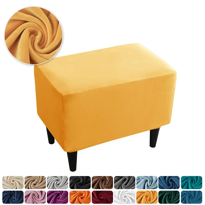 housse fauteuil oreilles velours extensible repose pied salon salon chambre