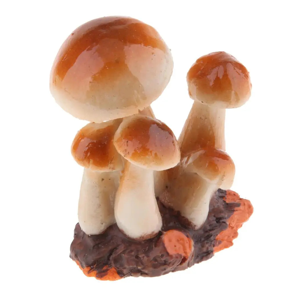 ornements jardin champignons décorations maison table sculptures pelouse extérieures figurines résine miniatures