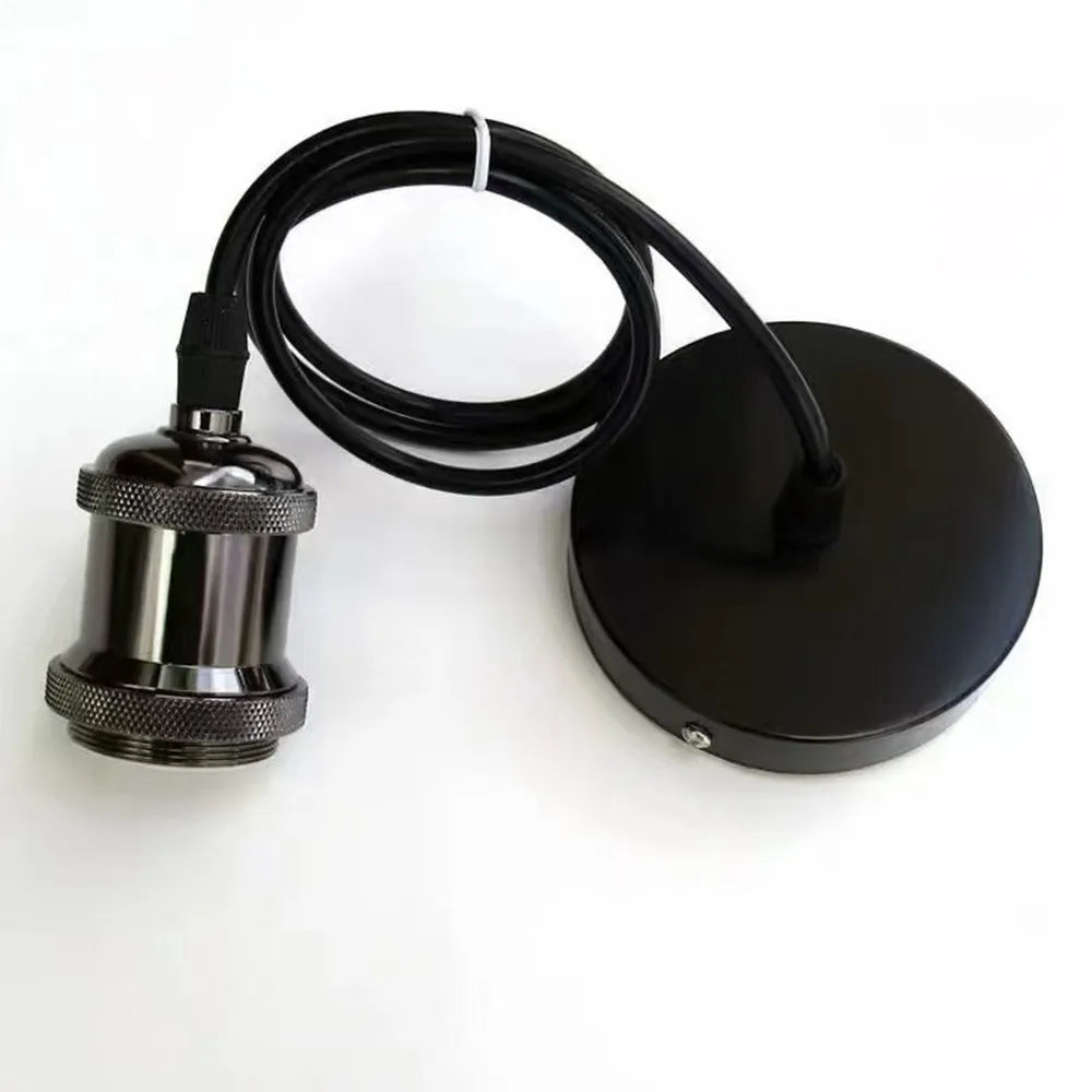 support lampe suspendu moderne rose gold pearl black bronze silver e27 métal lisse opacité