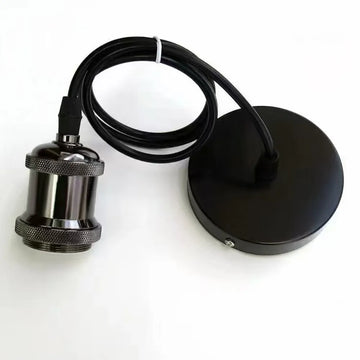 support lampe suspendu moderne rose gold pearl black bronze silver e27 métal lisse opacité