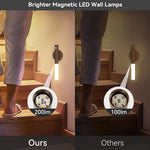lampe murale led blanc bois moderne interrupteur tactile
