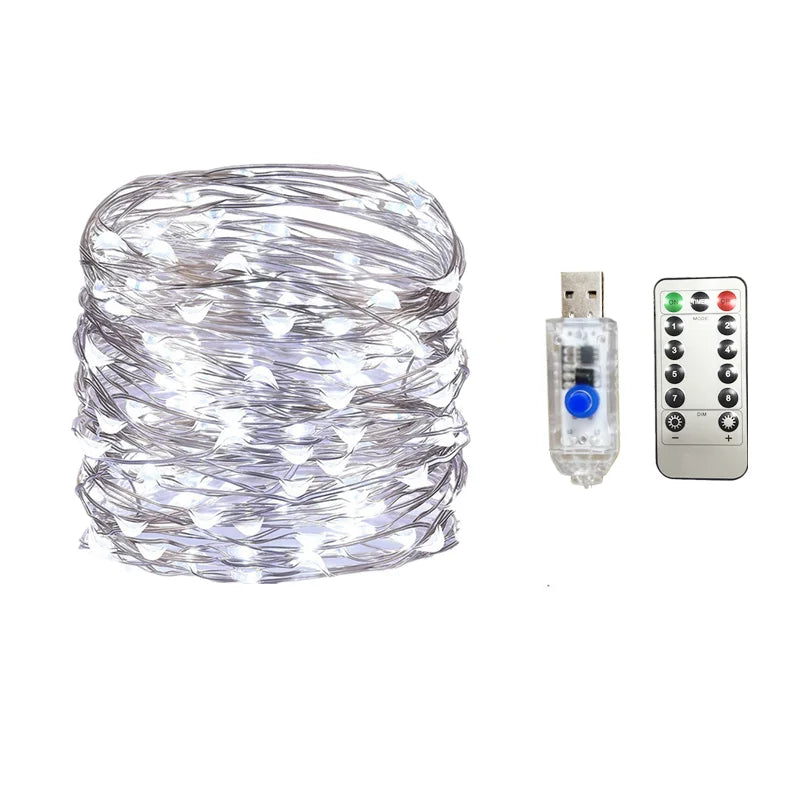 guirlande lumineuse led multicolore moderne 10m 20m adhésif imperméable contrôleur