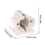 connecteur électrique blanc moderne abs plat lisse opacité maison 3cm 3.2cm 3.5cm