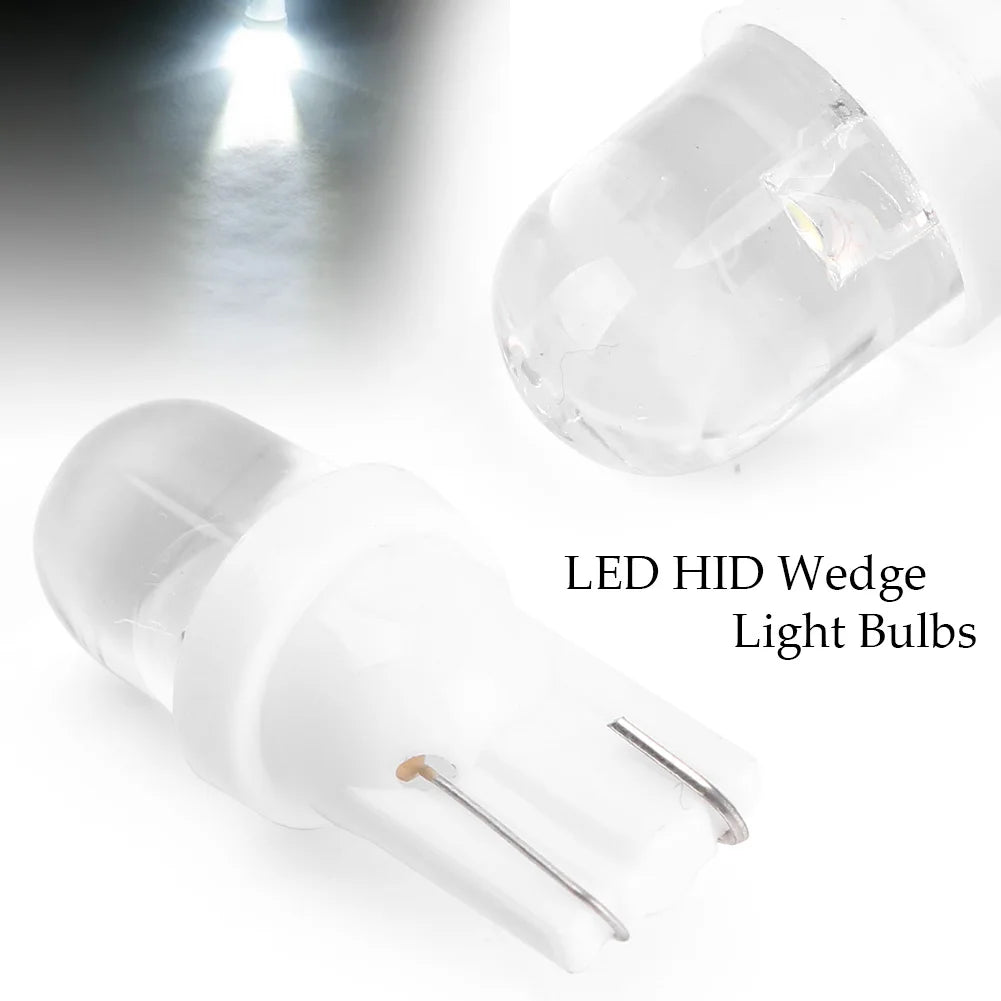 ampoules led hid wedge blanc modernes tringles tension 12v transparentes opaques 29mm t10 w5w