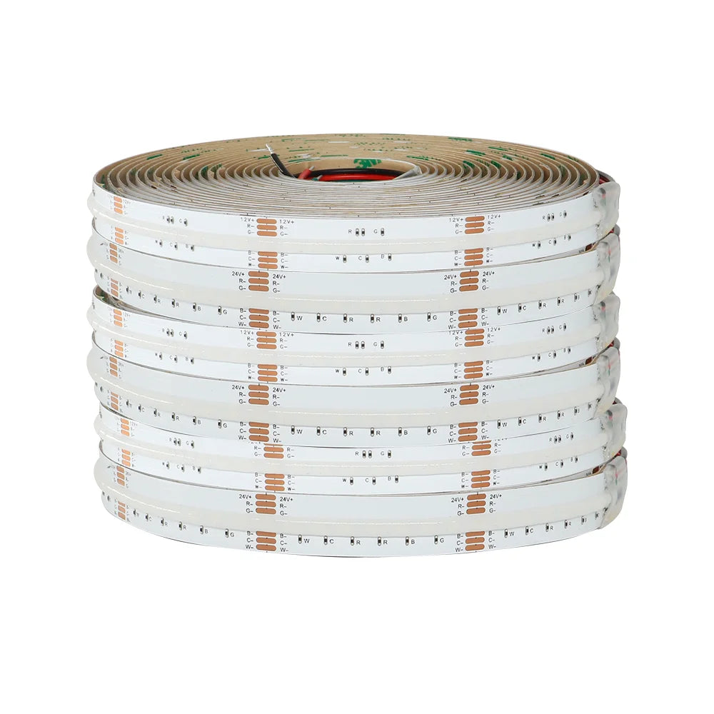 ruban led noir blanc 960 leds flexible moderne adhésif 12v 24v