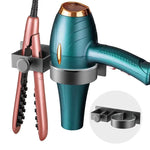support mural aspirateur cheveux fer lisser rose doré gris noir moderne adhésif echangereelsfixe