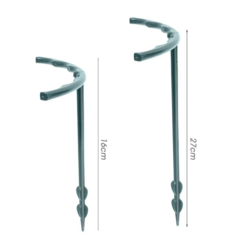 Support plante vert rond moderne 16cm 27cm plastique lisse pièces