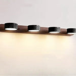 Applique murale LED moderne minimaliste pierre noire interrupteur chaîne japonais